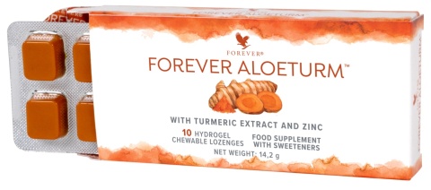 FOREVER ALOE TURM – tabletki do ssania z kurkumą