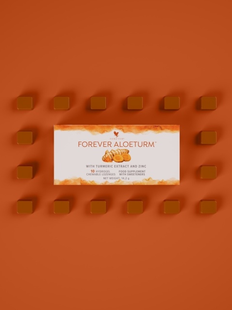 FOREVER ALOE TURM – tabletki do ssania z kurkumą