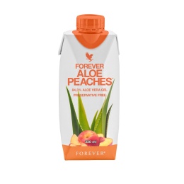 FOREVER ALOE PEACHES – nektar aloesowy o smaku brzoskwini (330 ml)